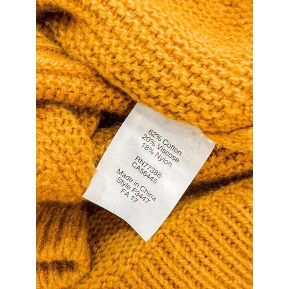 Madewell Crewneck Sweater Sz M Goldenrod Yellow EUC - Picture 5 of 5